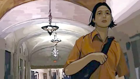 Shot from the movie